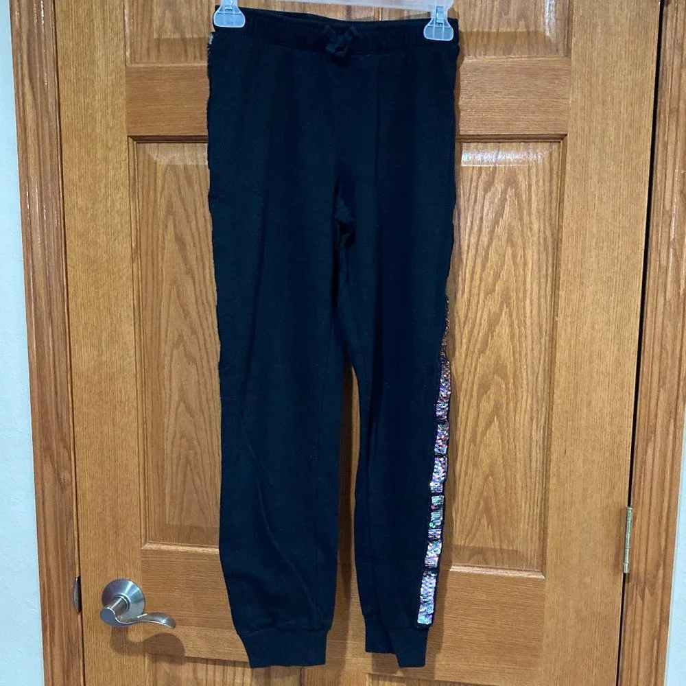 Lot of 2 THE CHILDREN'S PLACE Girl's 14 XL Leggings Jogger Sweatpants Sequins